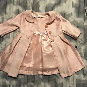 Blueberi Boulevard dress and coat set